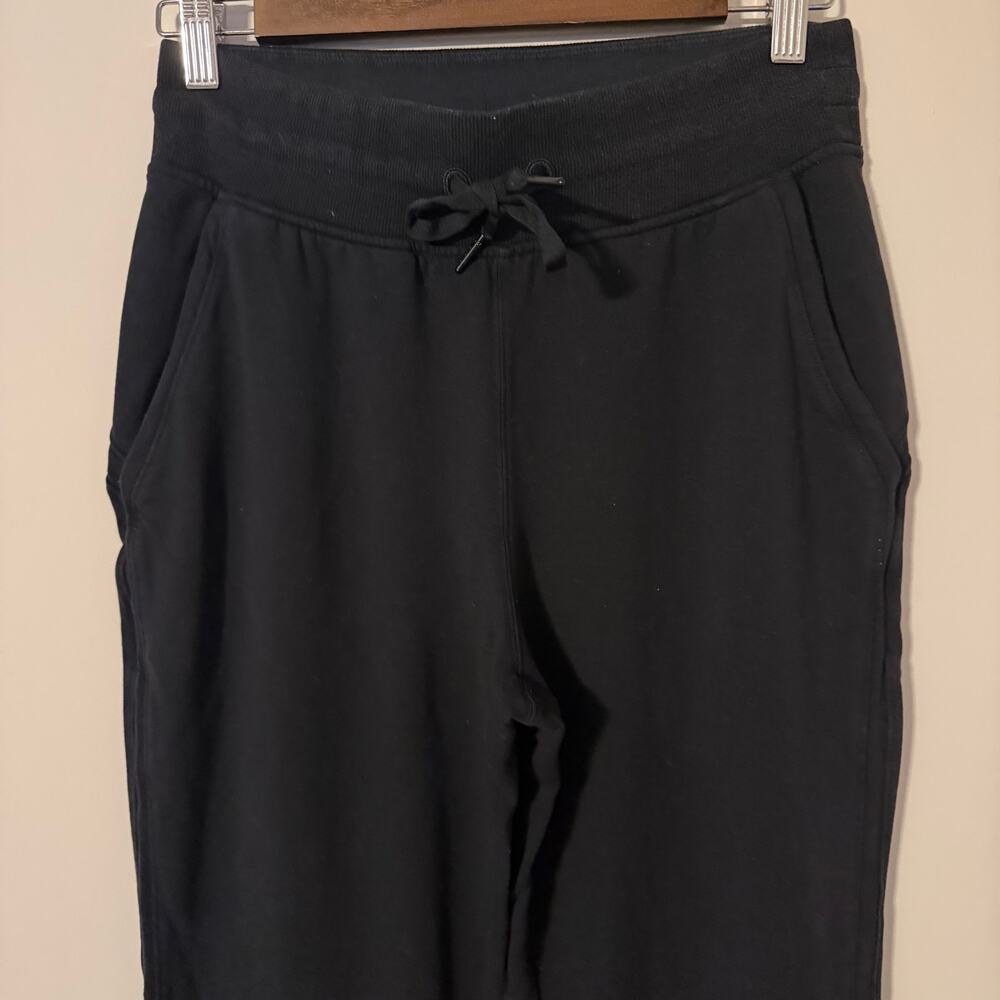 Lululemon Warm Down High Rise Jogger Modal Black Stretchy Loungewear Sz 6 - Picture 3 of 12